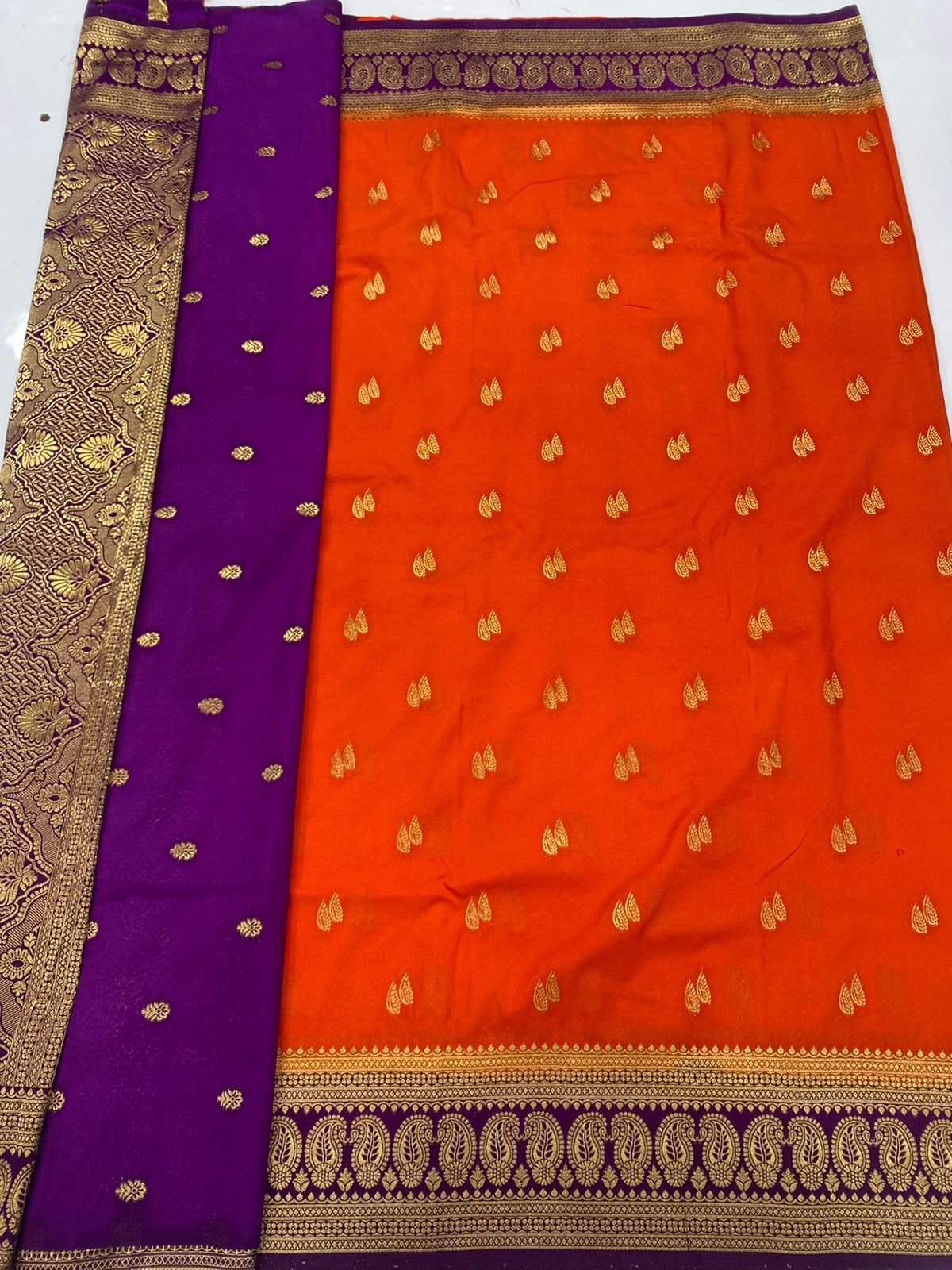 &nbsp;Khaddi Georgette Saree (3442C-R11)