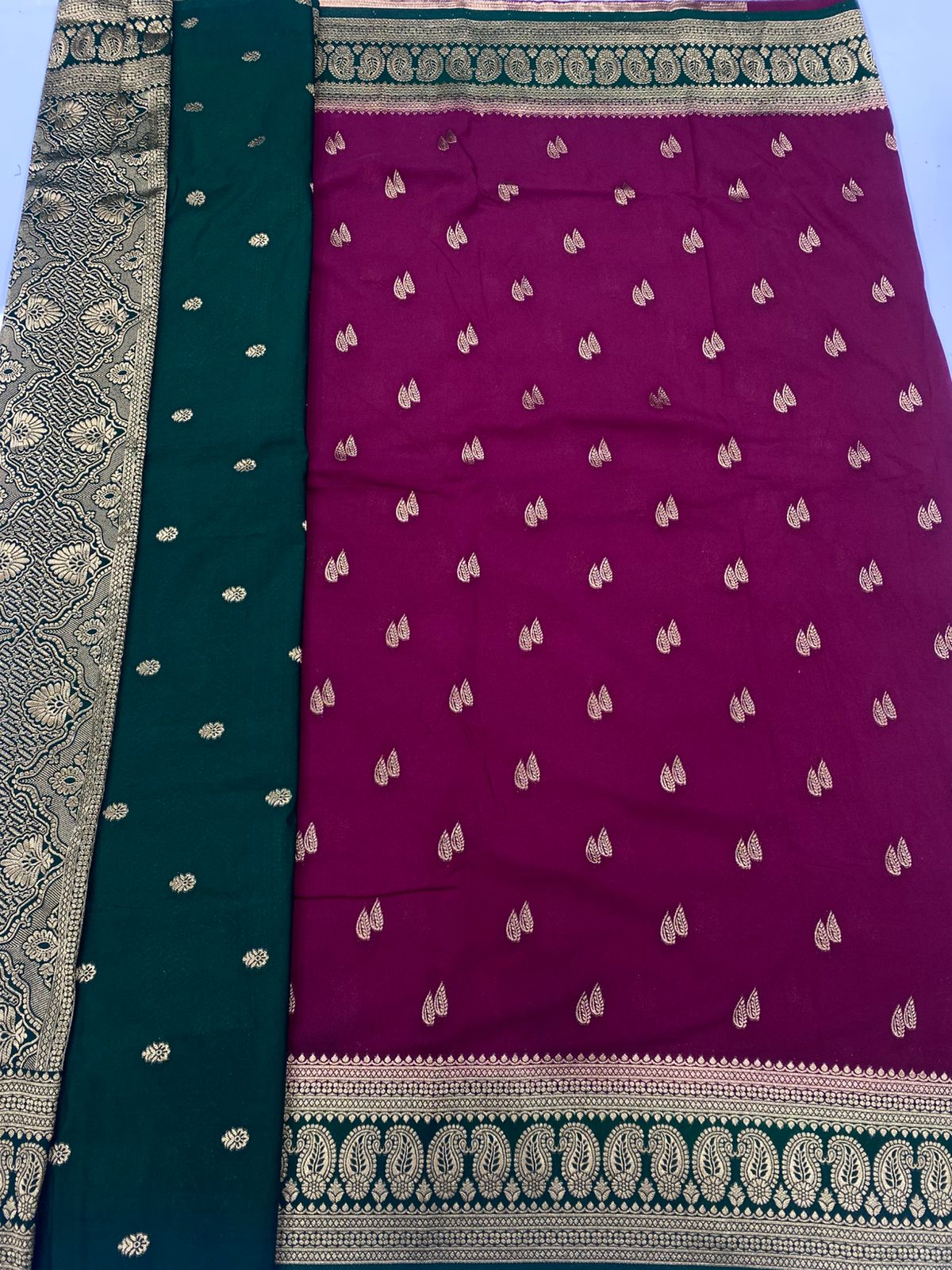 &nbsp;Khaddi Georgette Saree (3442C-R11)