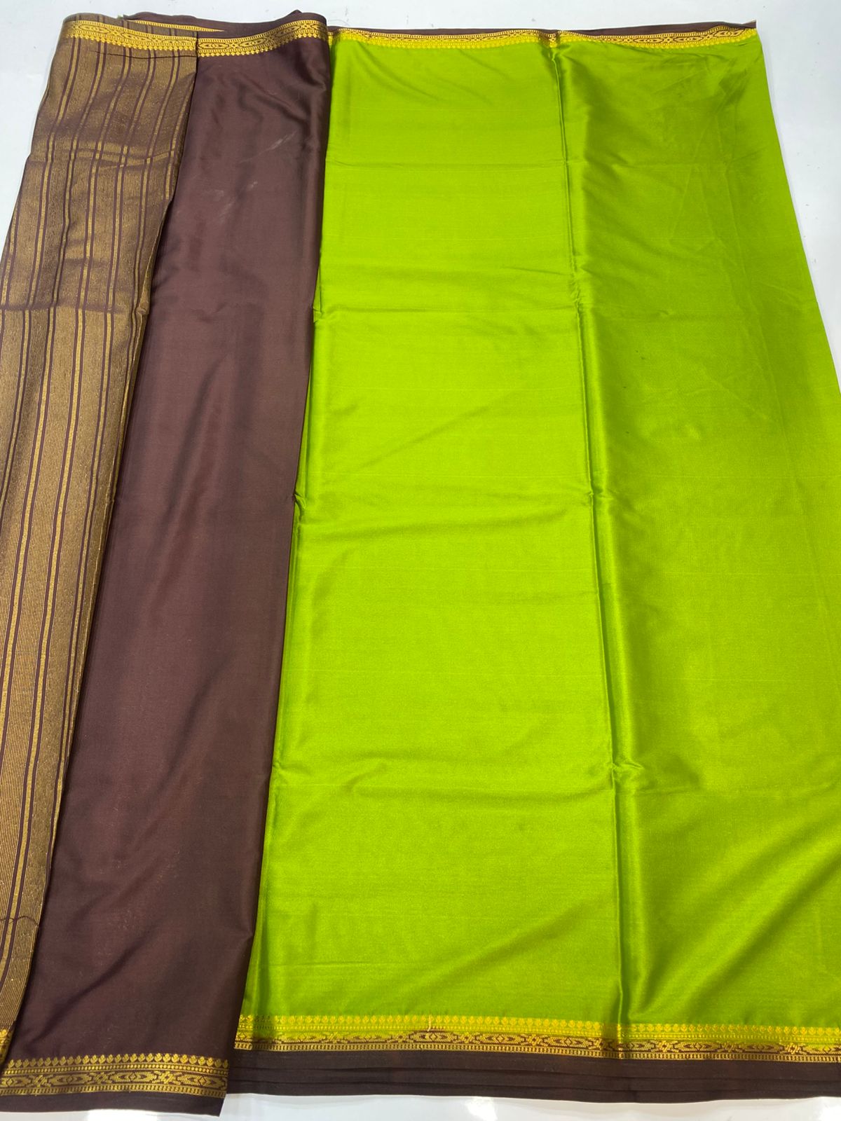 Mysore Crepe Self Saree (3440-R14)