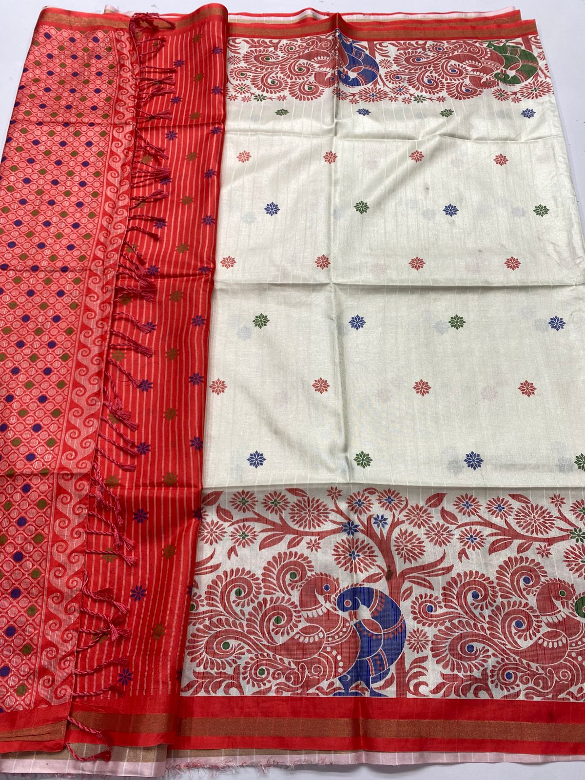 Fancy Soft Silk Saree (3433-R50)