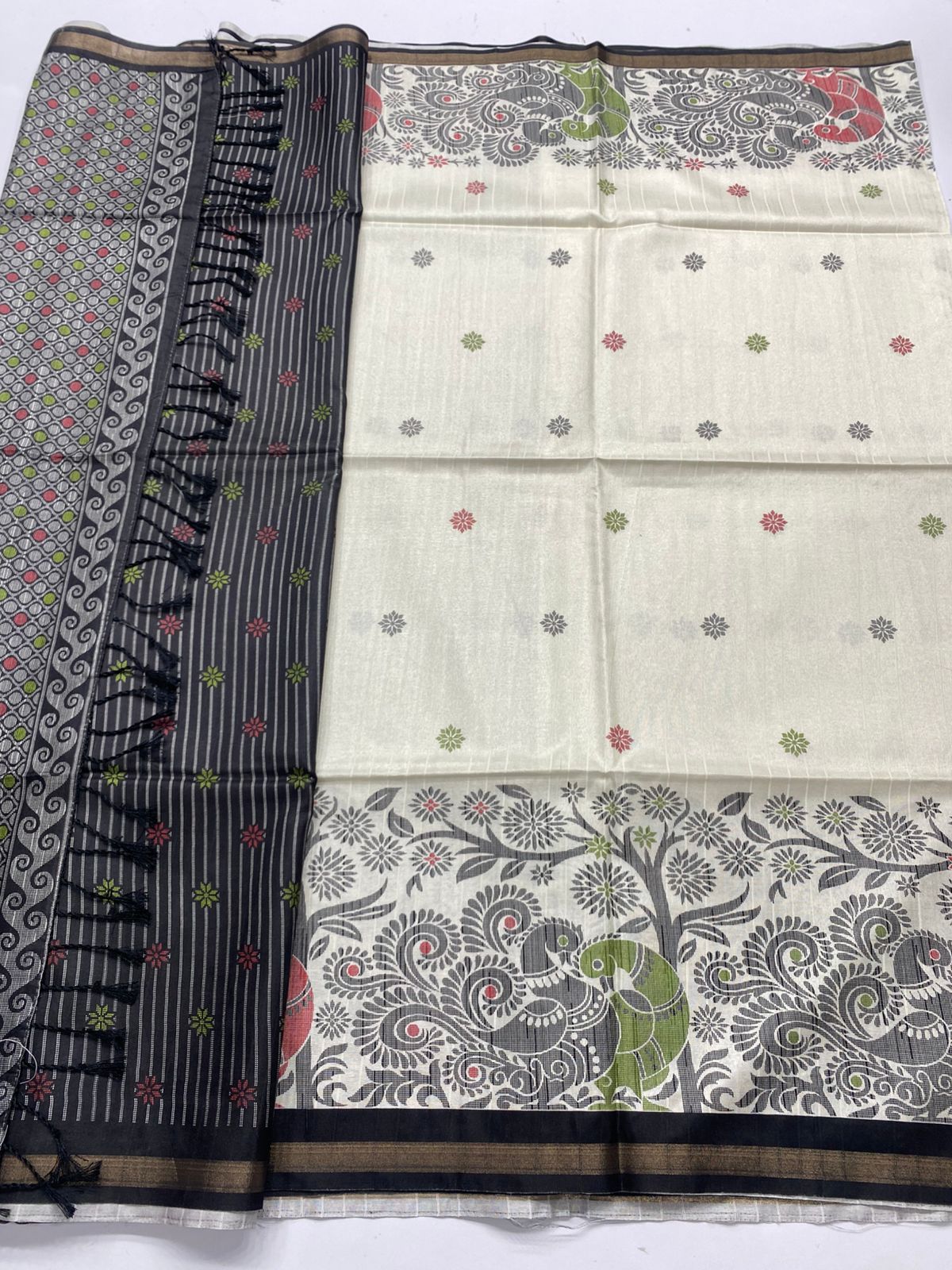 Fancy Soft Silk Saree (3433-R50)