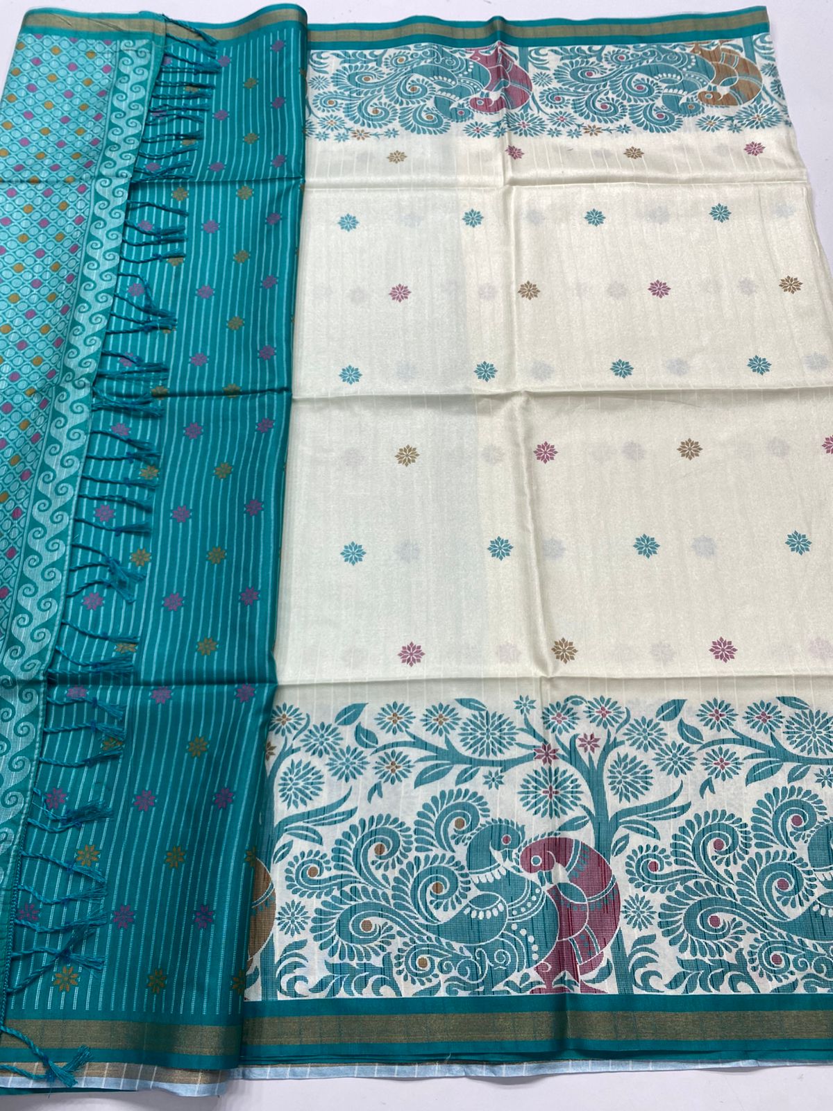 Fancy Soft Silk Saree (3433-R50)