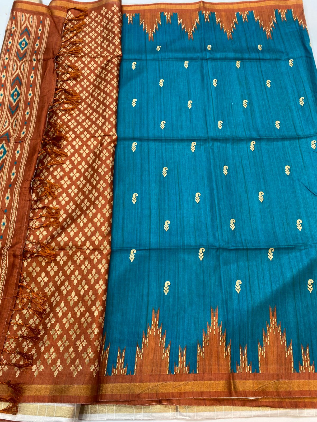 Fancy Soft Silk Saree (3433A-R50)