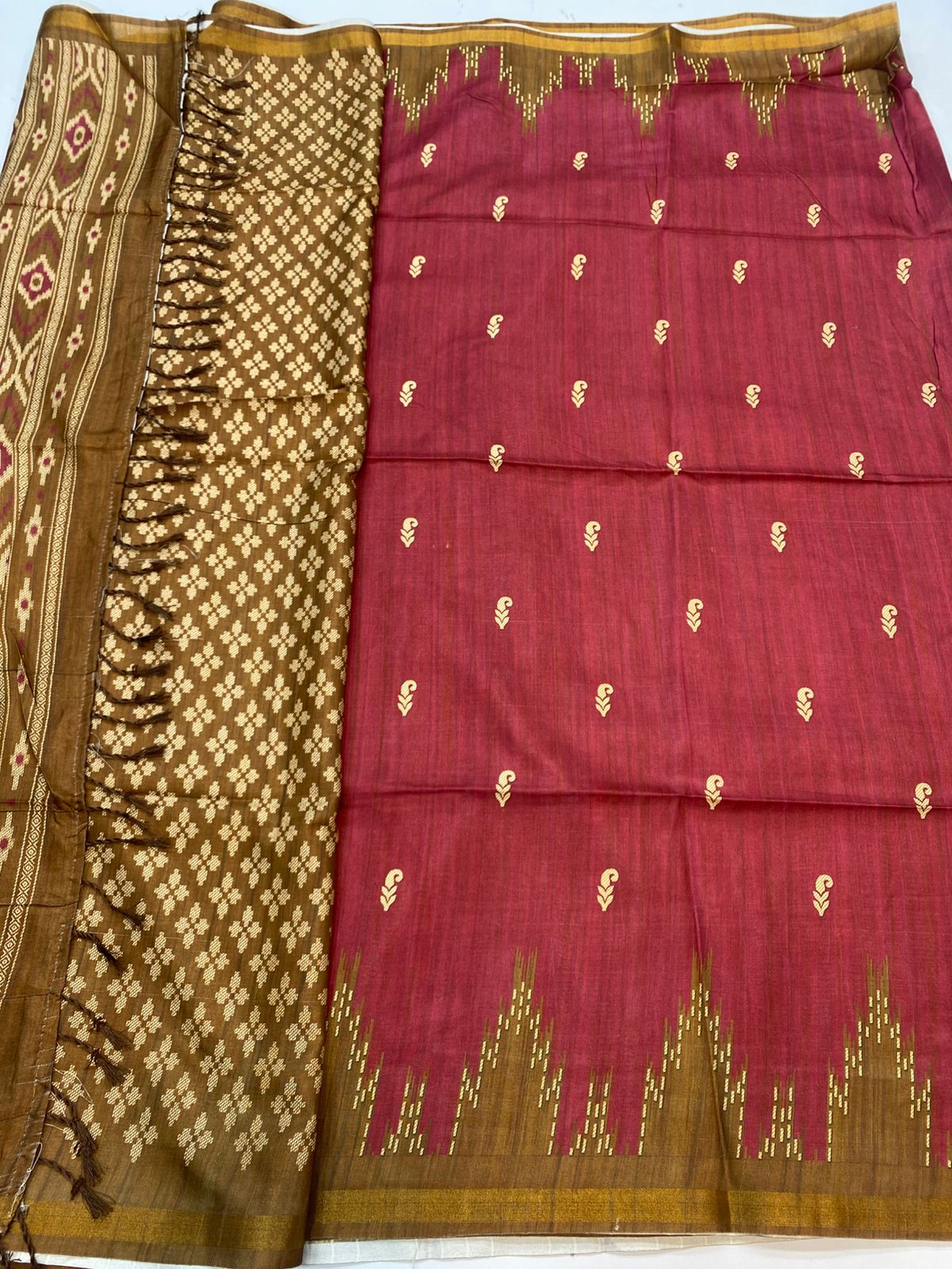 Fancy Soft Silk Saree (3433A-R50)