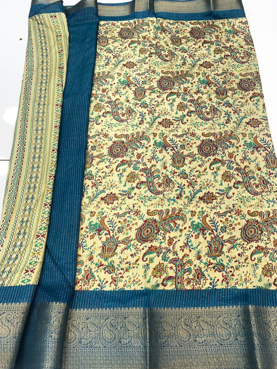 Fancy Georgette Digital Print Saree(3352C-R48)