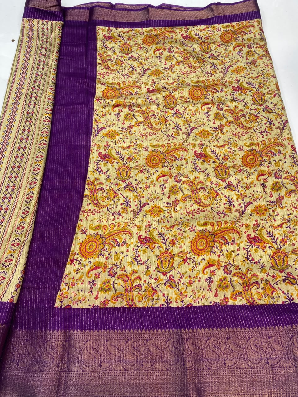 Fancy Georgette Digital Print Saree(3352C-R48)