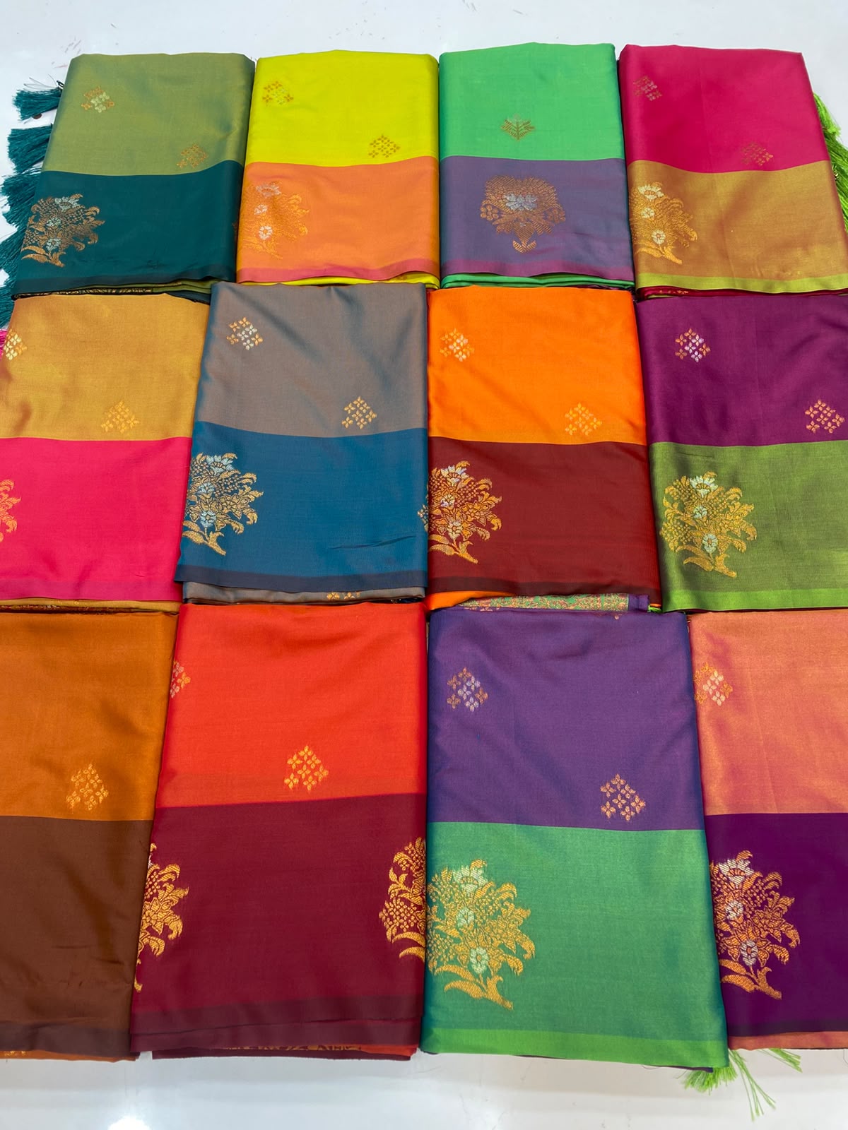 Semi Silk Butta Saree (3257D-R19)