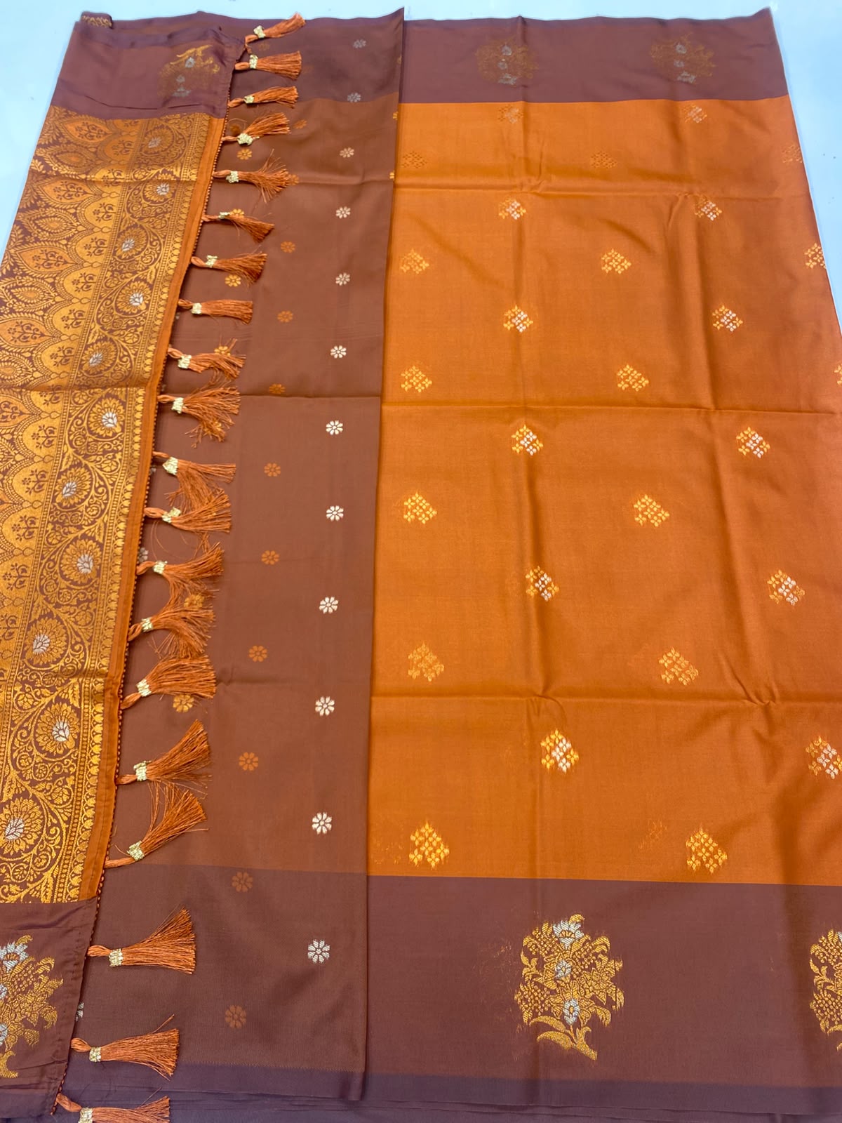 Semi Silk Butta Saree (3257D-R19)