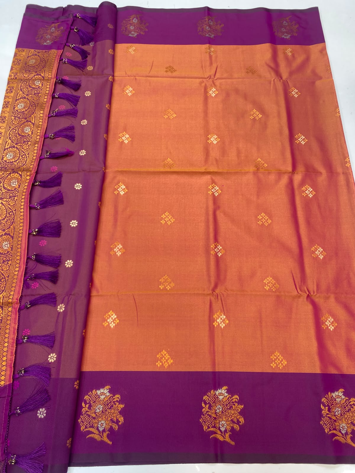 Semi Silk Butta Saree (3257D-R19)