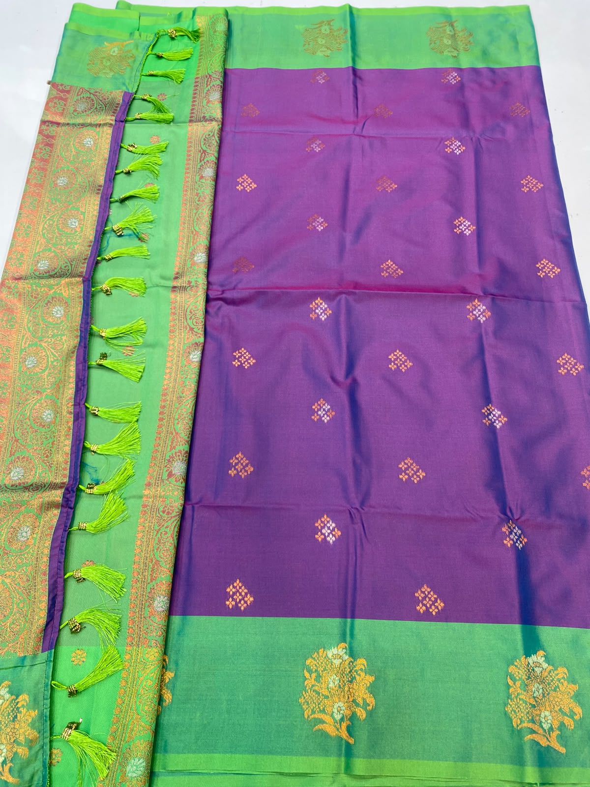Semi Silk Butta Saree (3257D-R19)