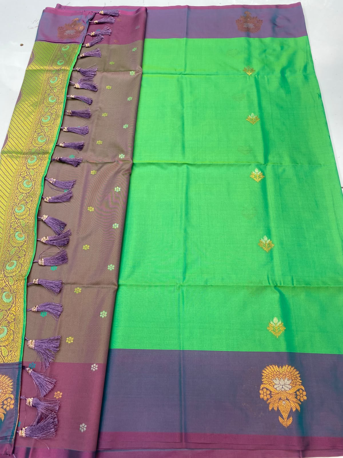 Semi Silk Butta Saree (3257D-R19)