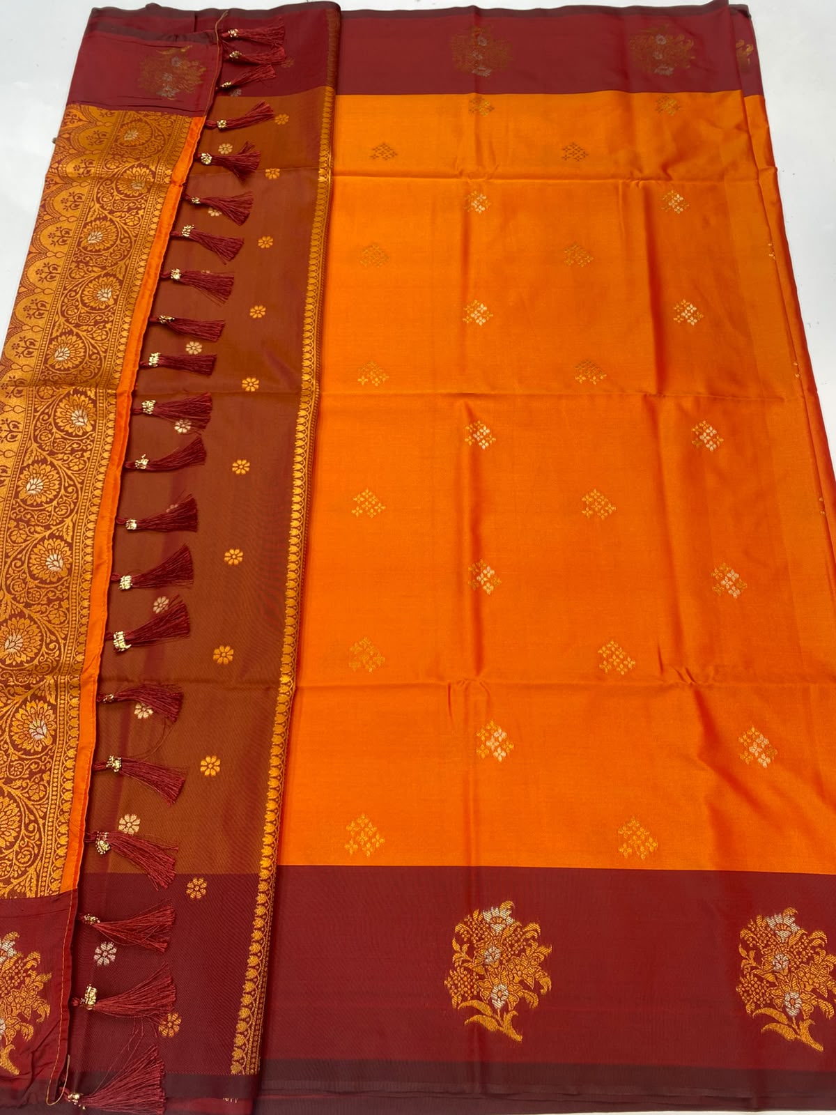 Semi Silk Butta Saree (3257D-R19)