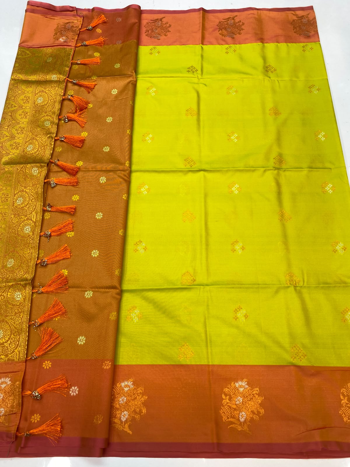 Semi Silk Butta Saree (3257D-R19)