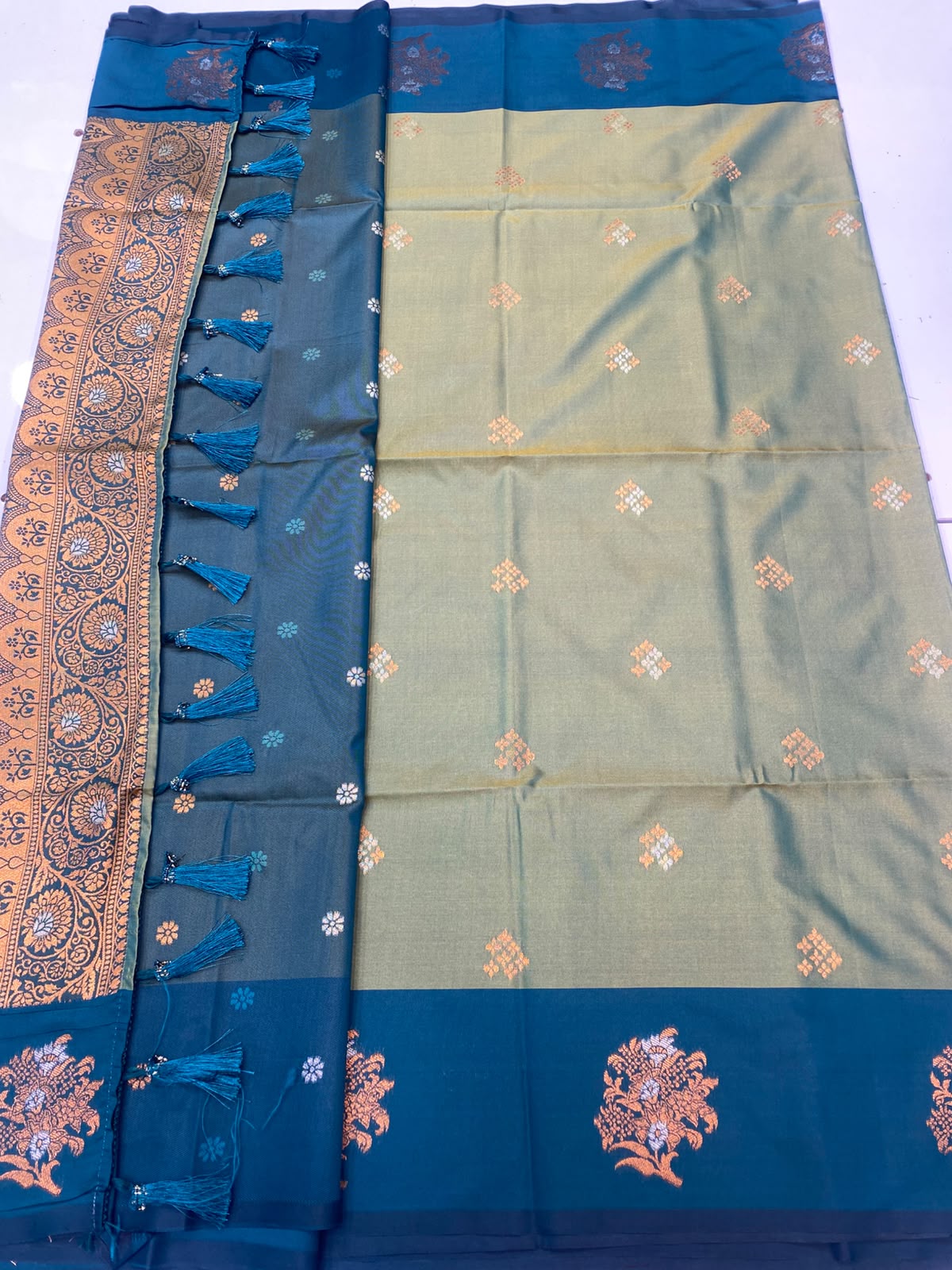 Semi Silk Butta Saree (3257D-R19)
