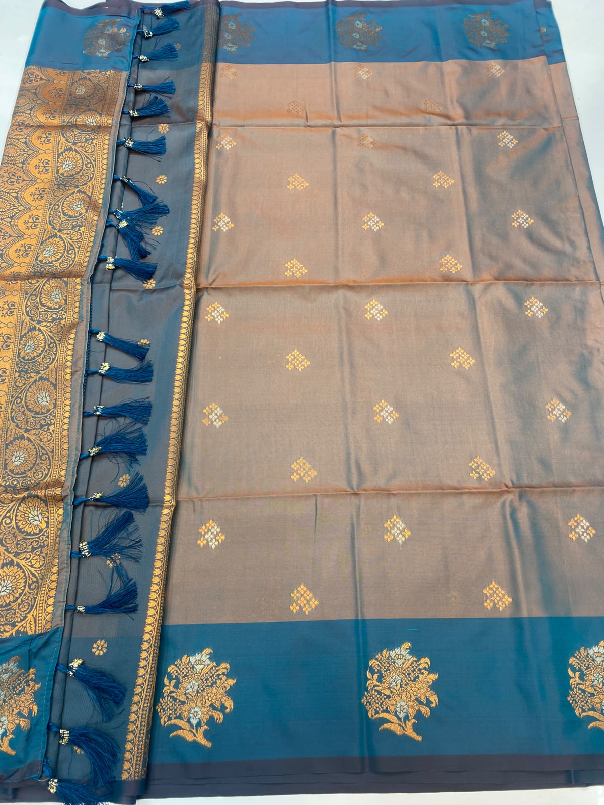 Semi Silk Butta Saree (3257D-R19)