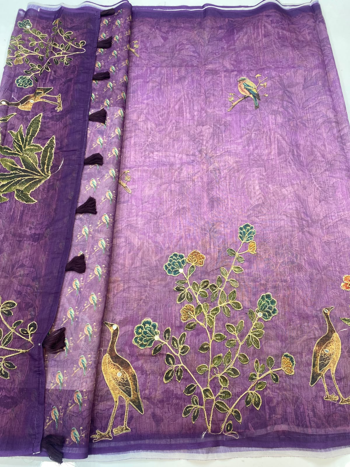 Fancy Digital Print Saree (3467-R29)