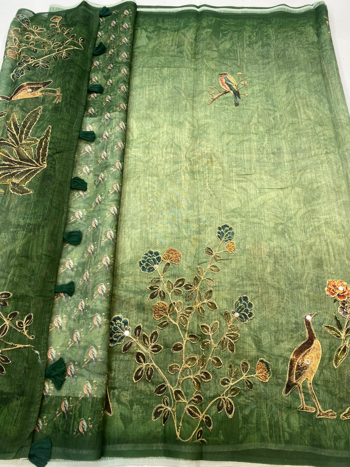 Fancy Digital Print Saree (3467-R29)