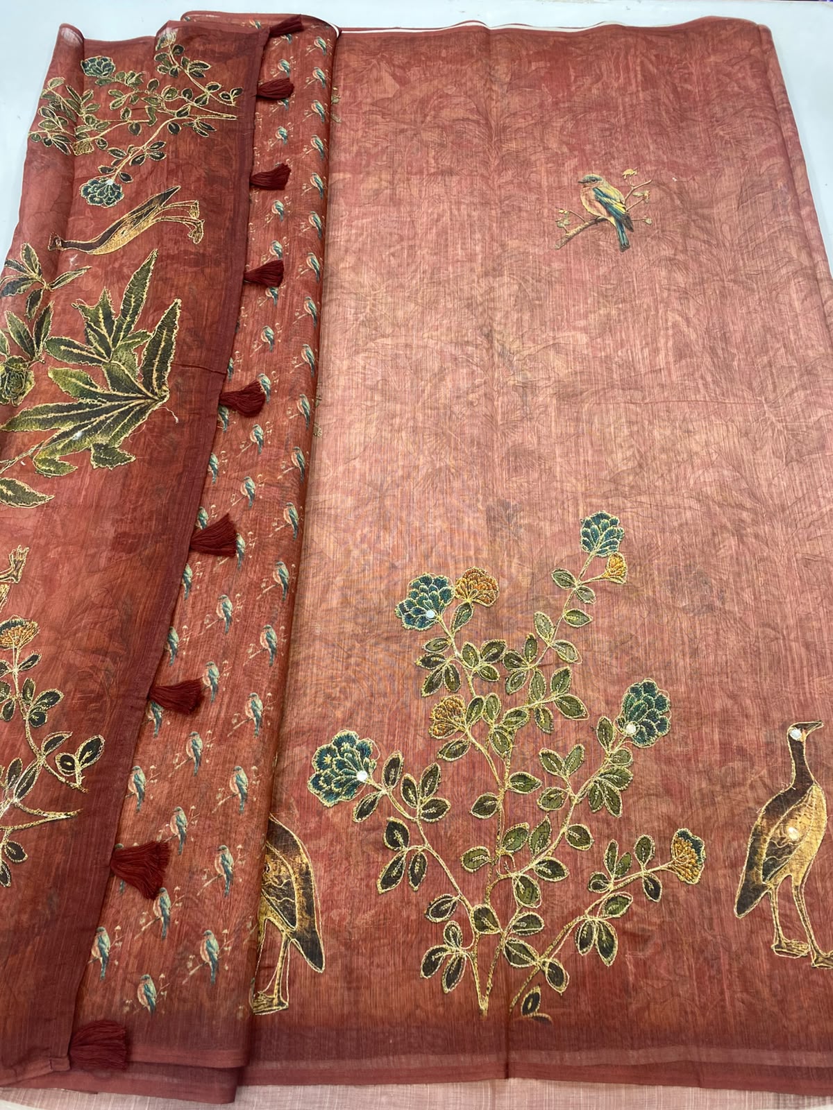 Fancy Digital Print Saree (3467-R29)