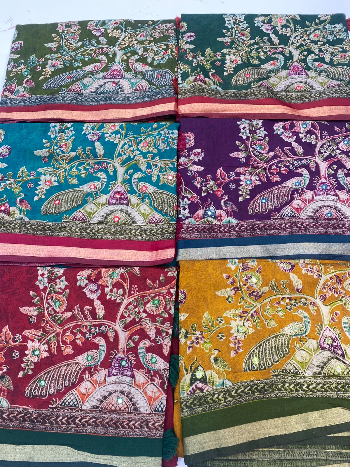 Fancy Digital Print Saree (3469-R30)