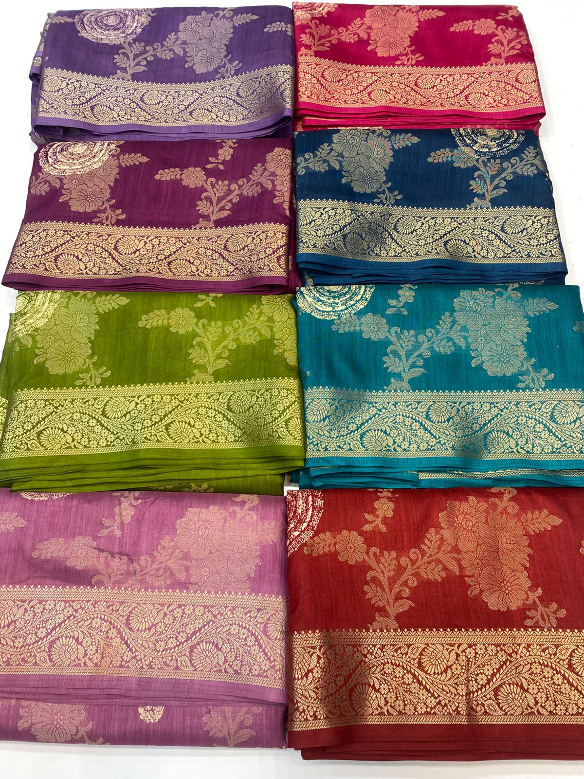 Semi Silk Butta Saree (3452-R35)