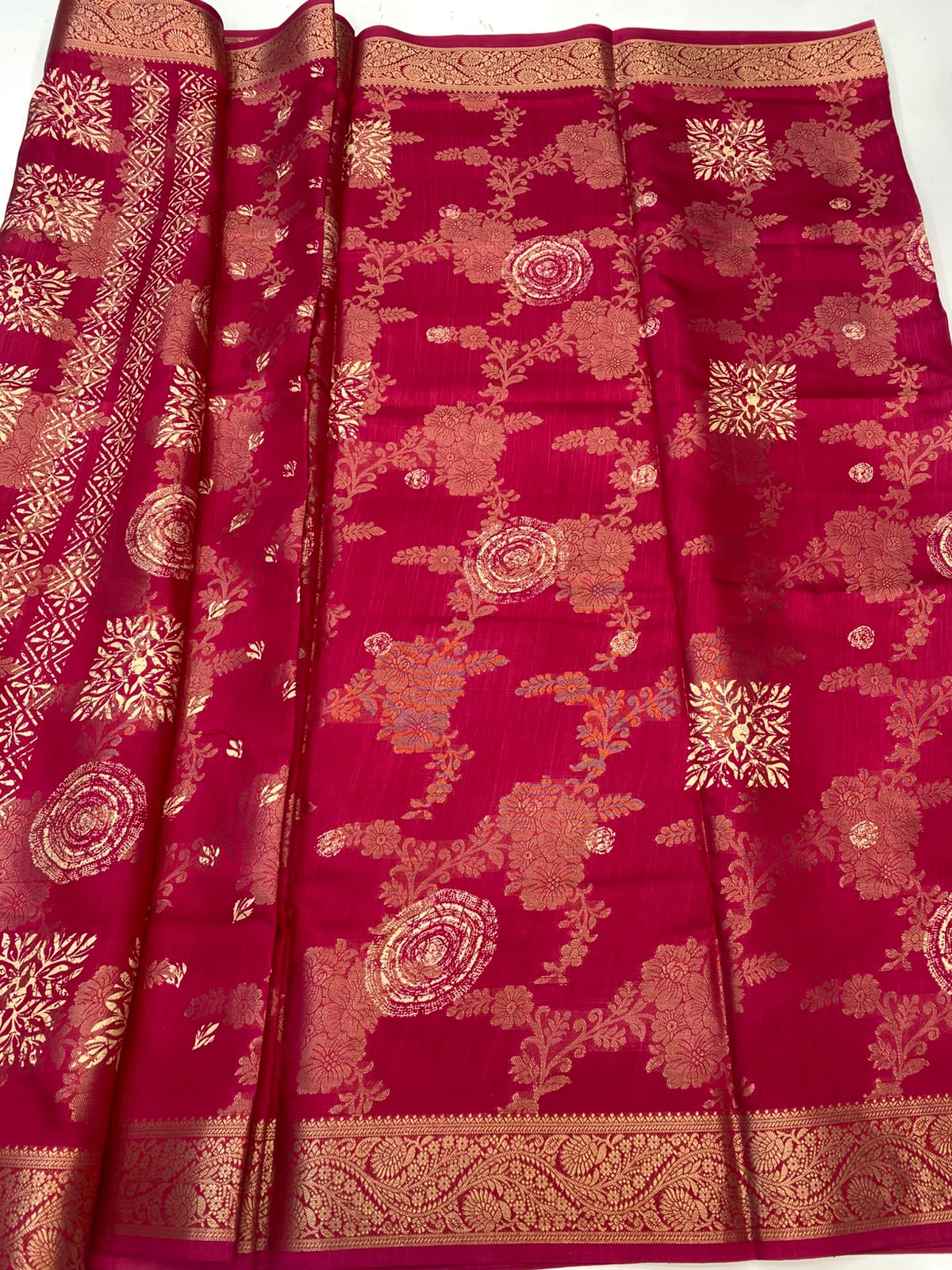 Semi Silk Butta Saree (3452-R35)