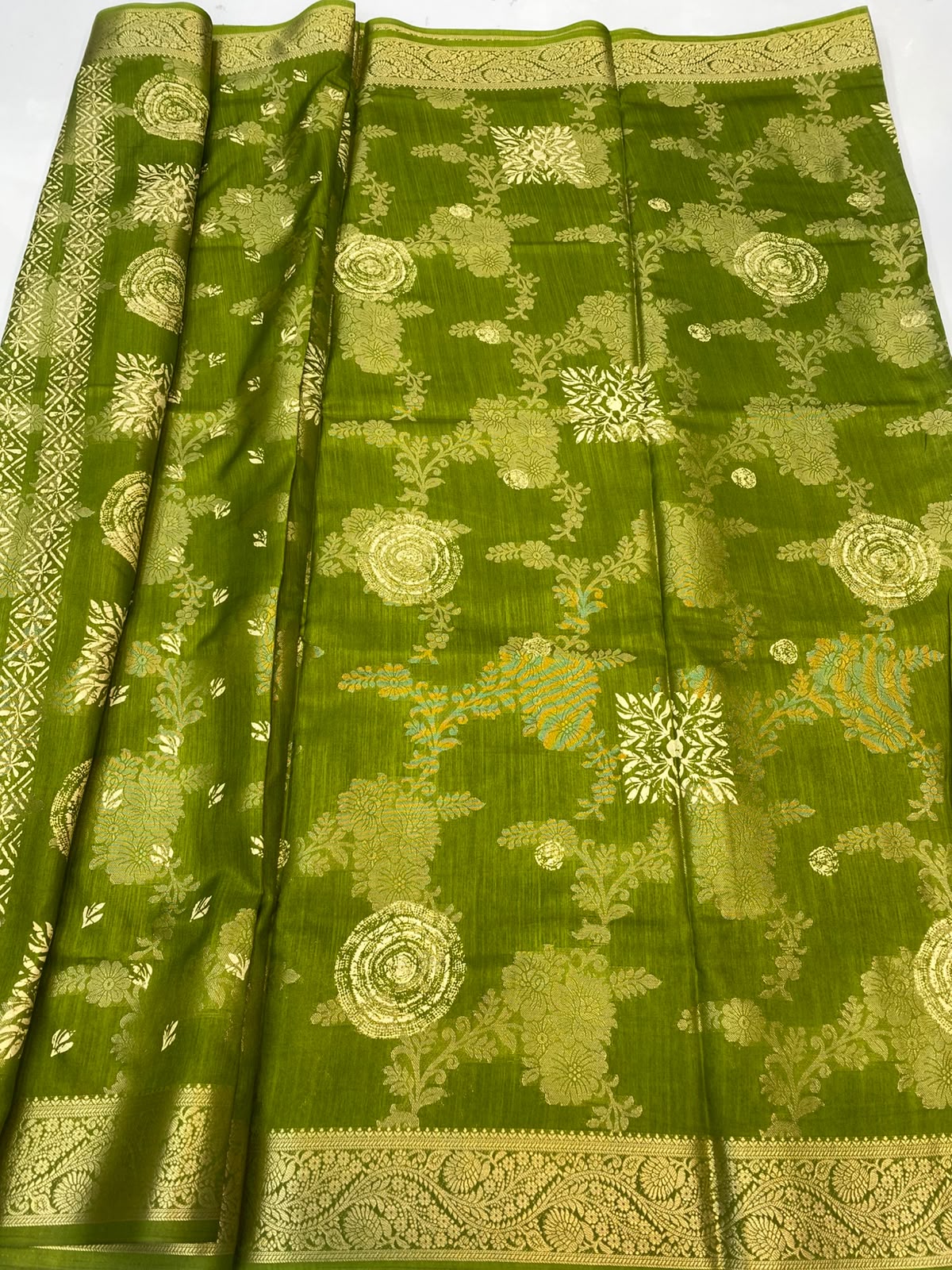 Semi Silk Butta Saree (3452-R35)