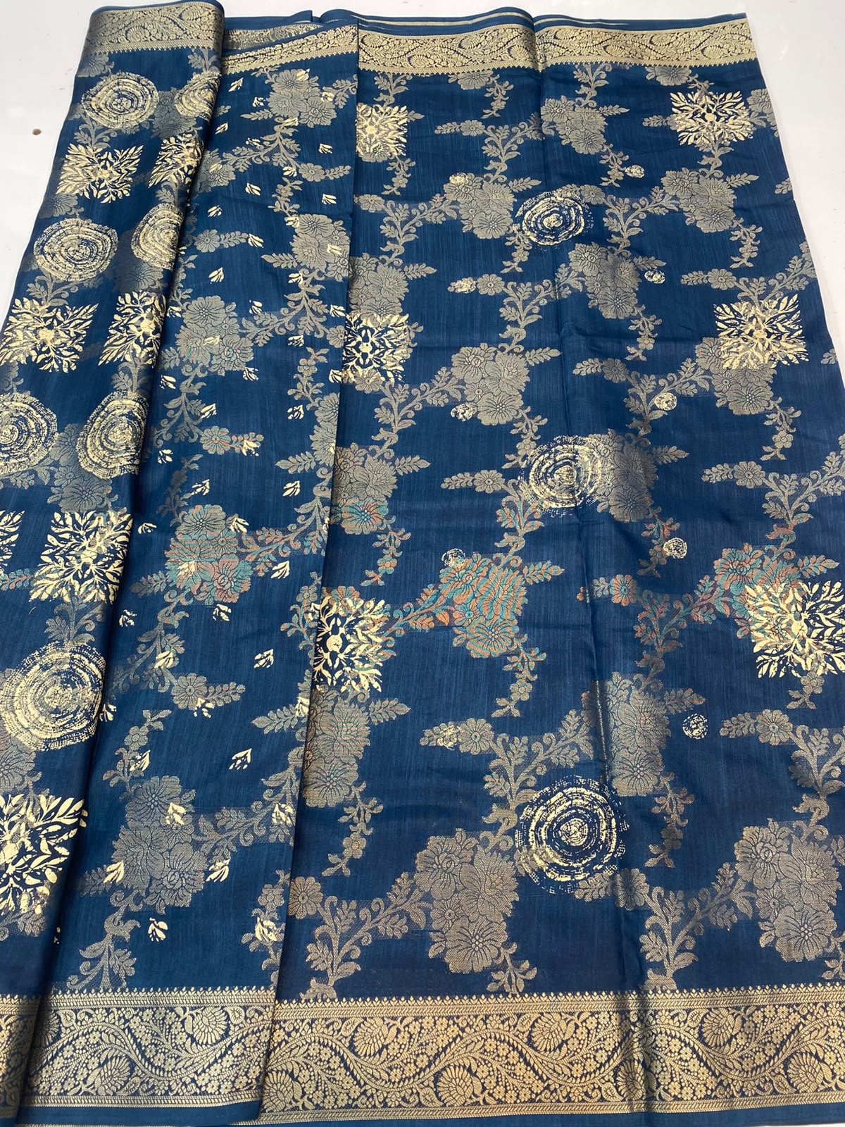 Semi Silk Butta Saree (3452-R35)
