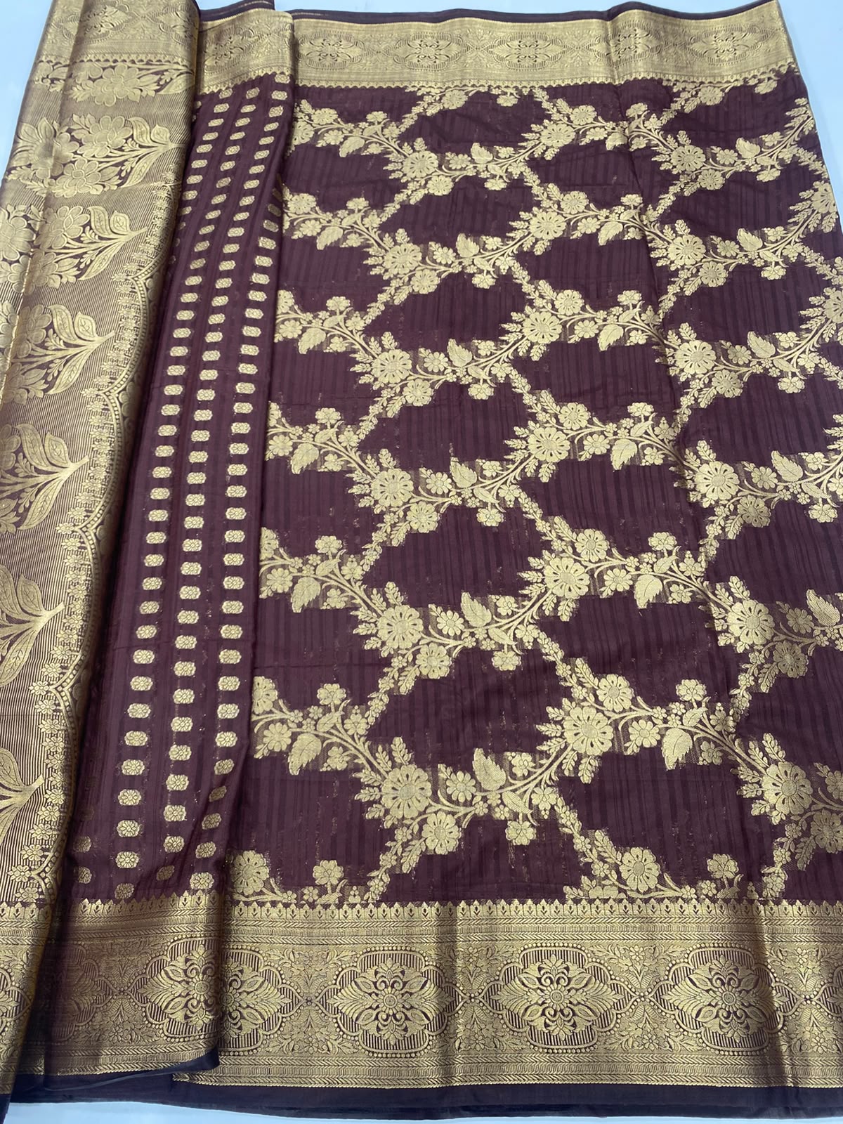 Semi Silk Butta Saree (3461-R21)