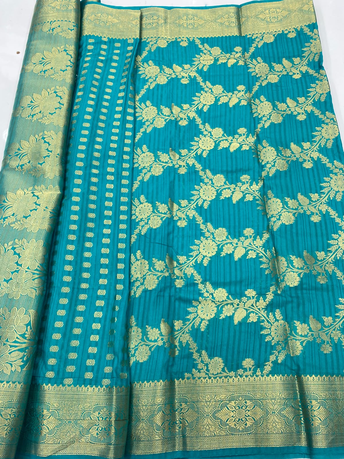 Semi Silk Butta Saree (3461-R21)