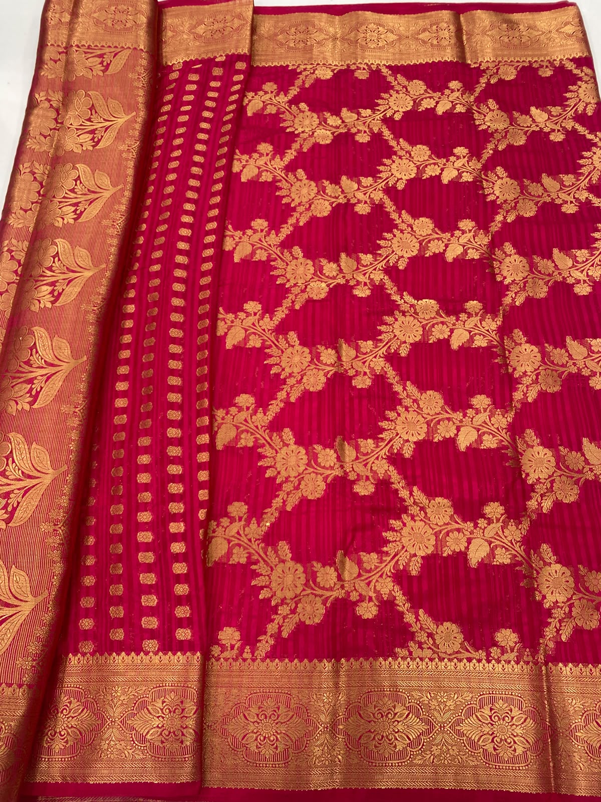Semi Silk Butta Saree (3461-R21)