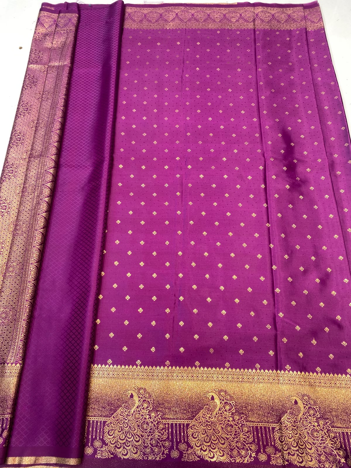 Semi Silk Butta Saree (3472-R42)