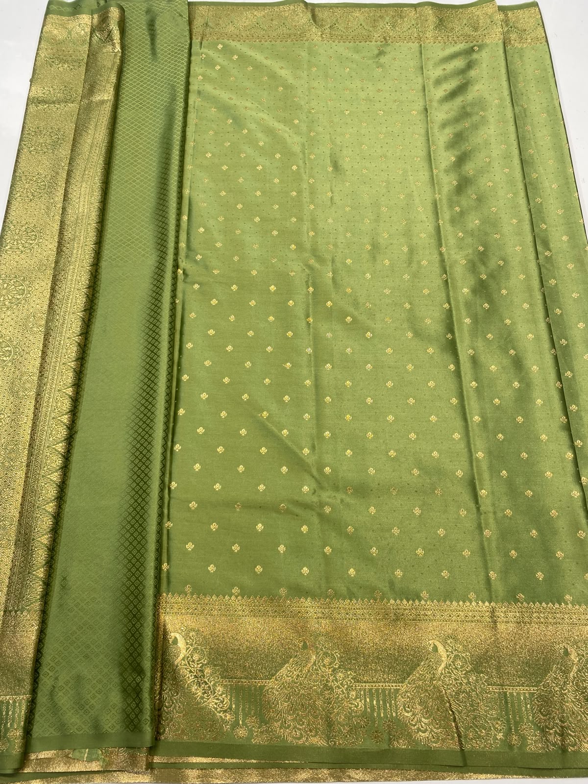 Semi Silk Butta Saree (3472-R42)
