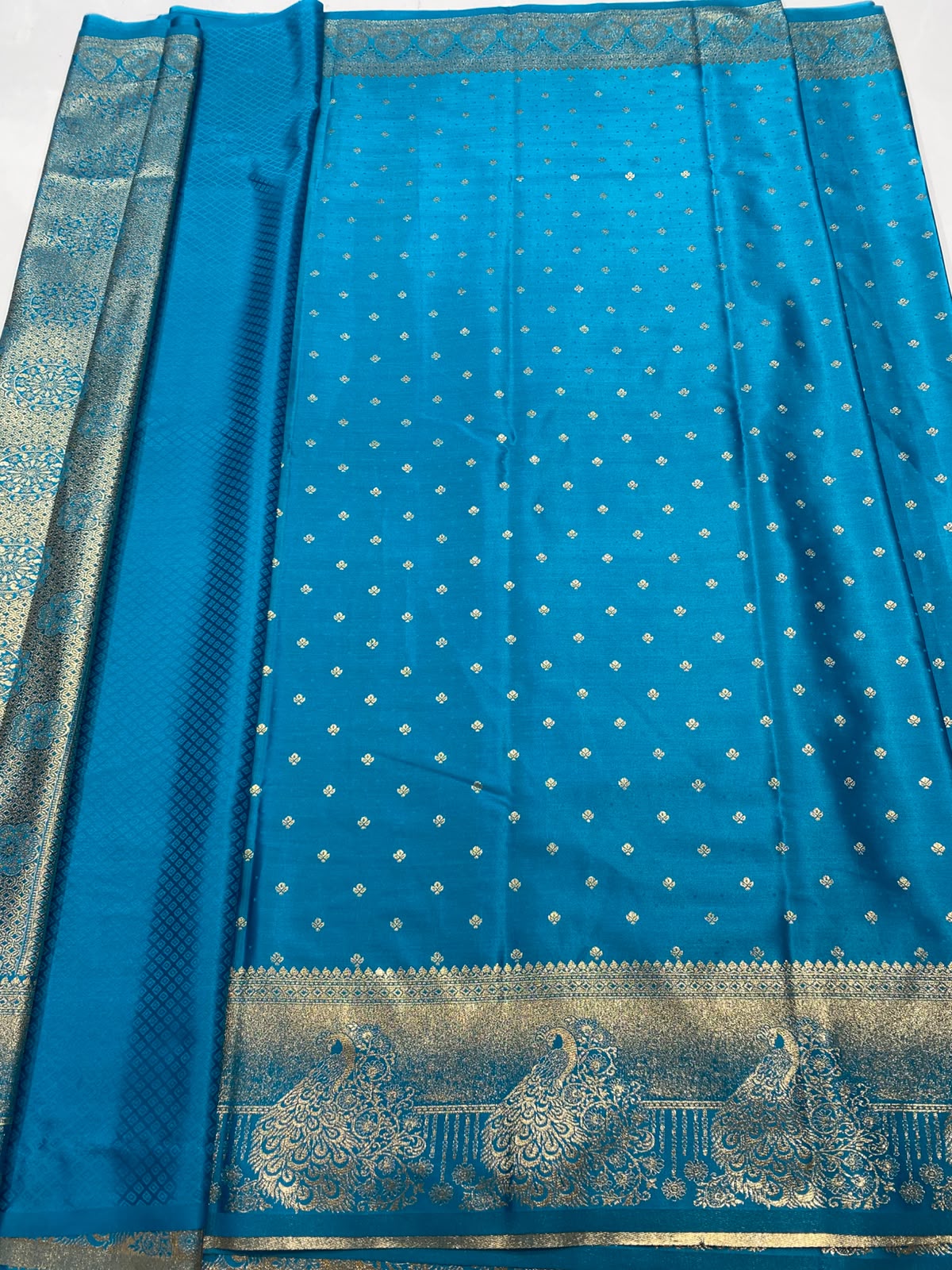 Semi Silk Butta Saree (3472-R42)
