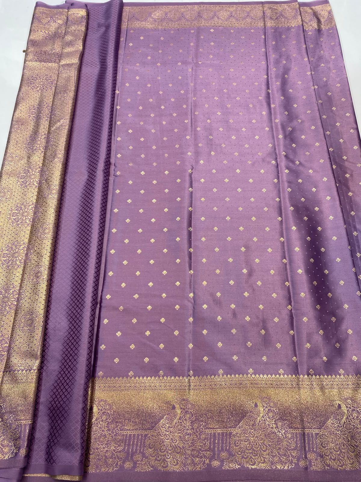 Semi Silk Butta Saree (3472-R42)
