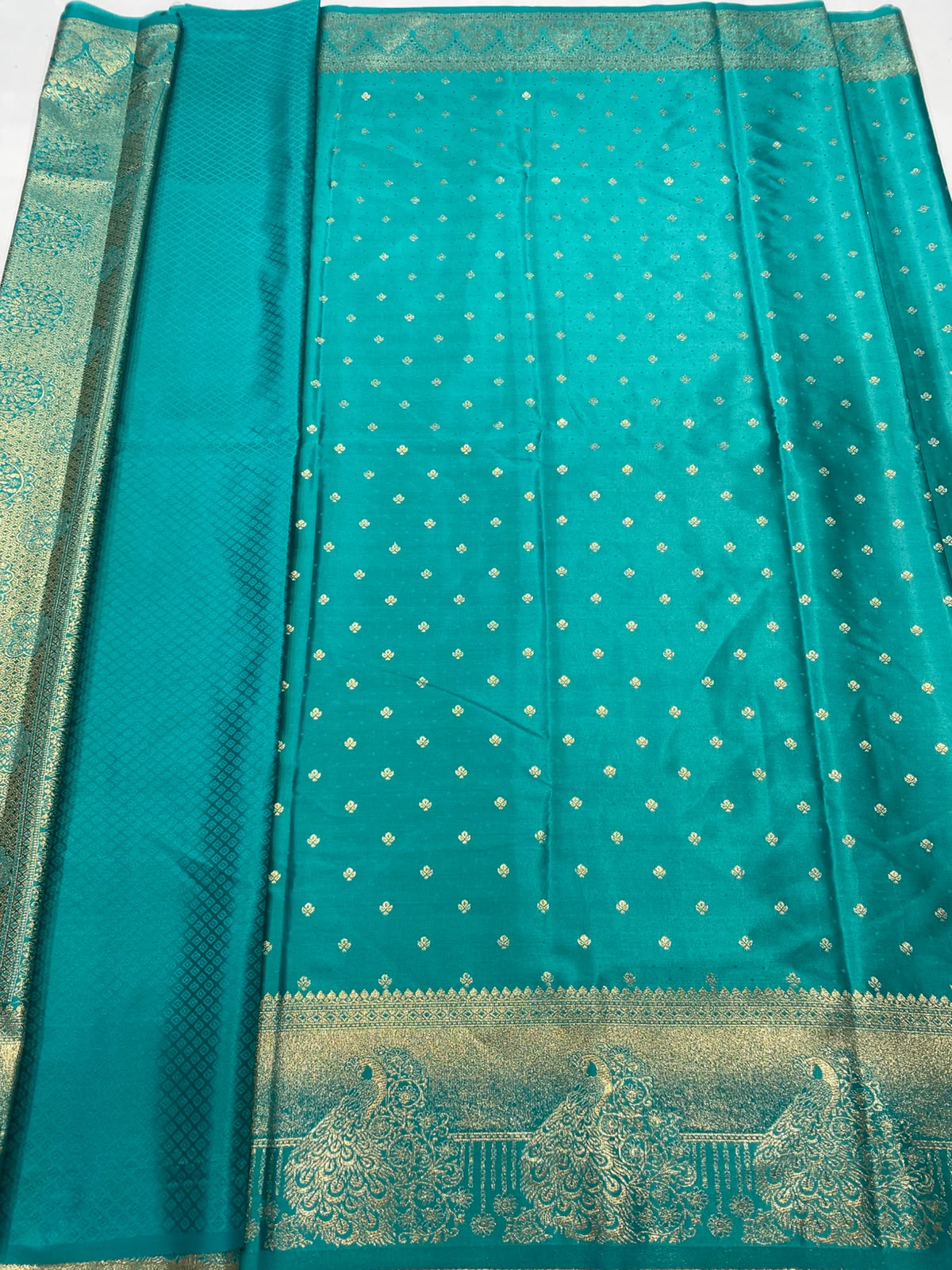 Semi Silk Butta Saree (3472-R42)
