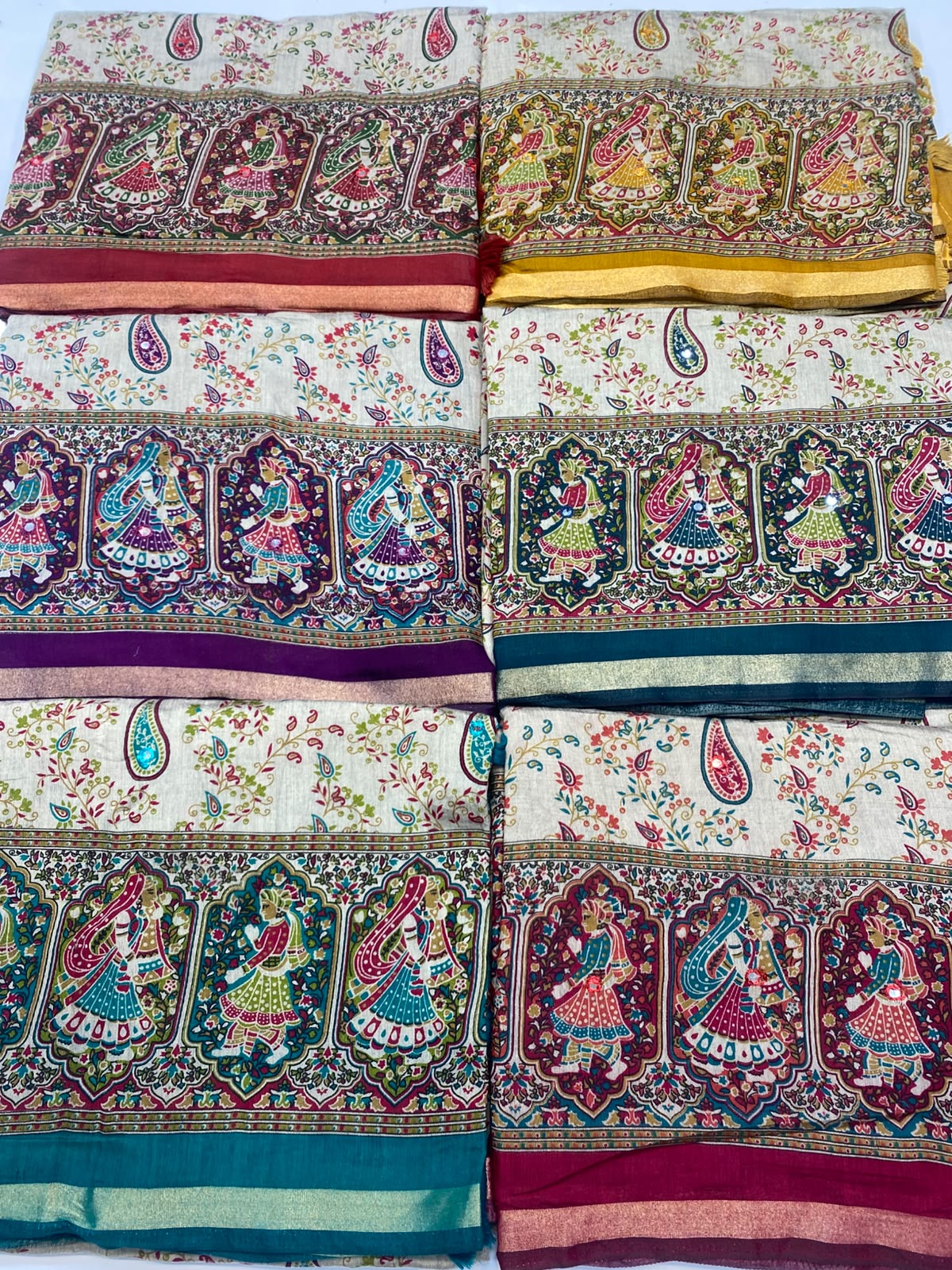 Fancy Digital Print Saree (3469A-R35)