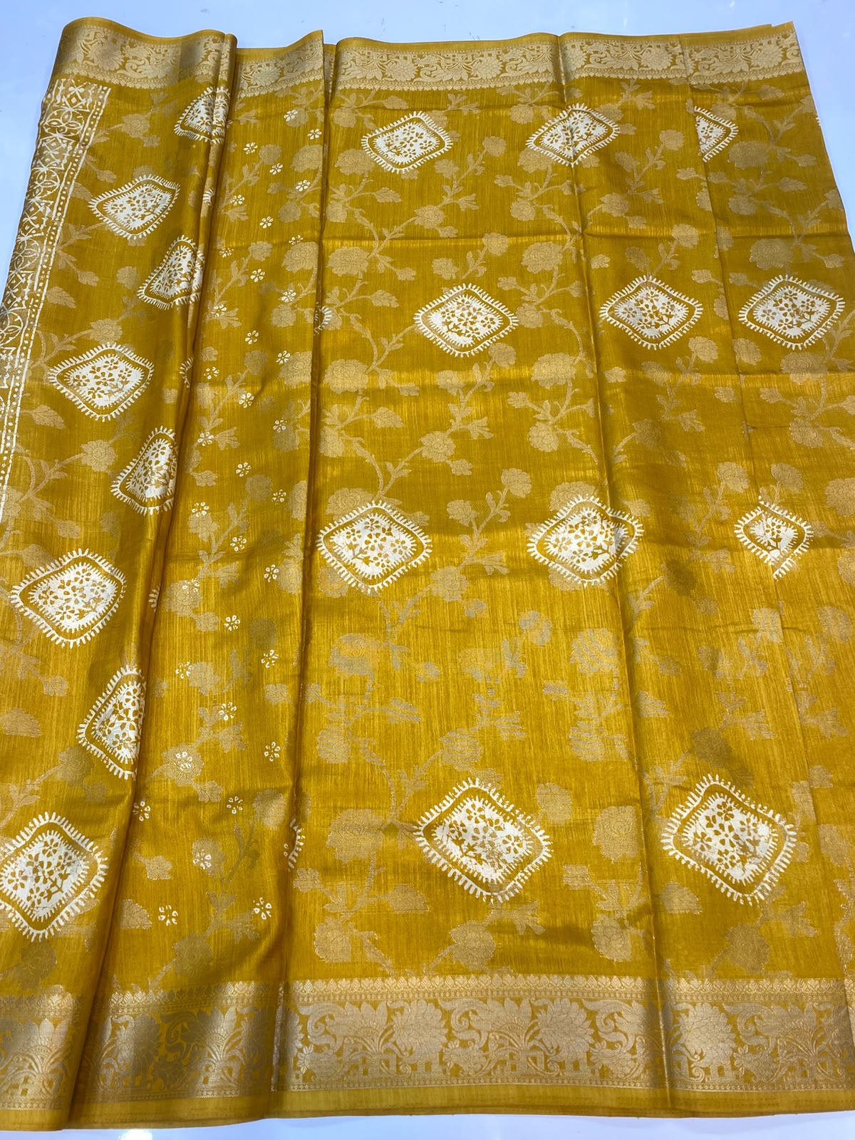 Semi Silk Butta Saree (3452A-R26)