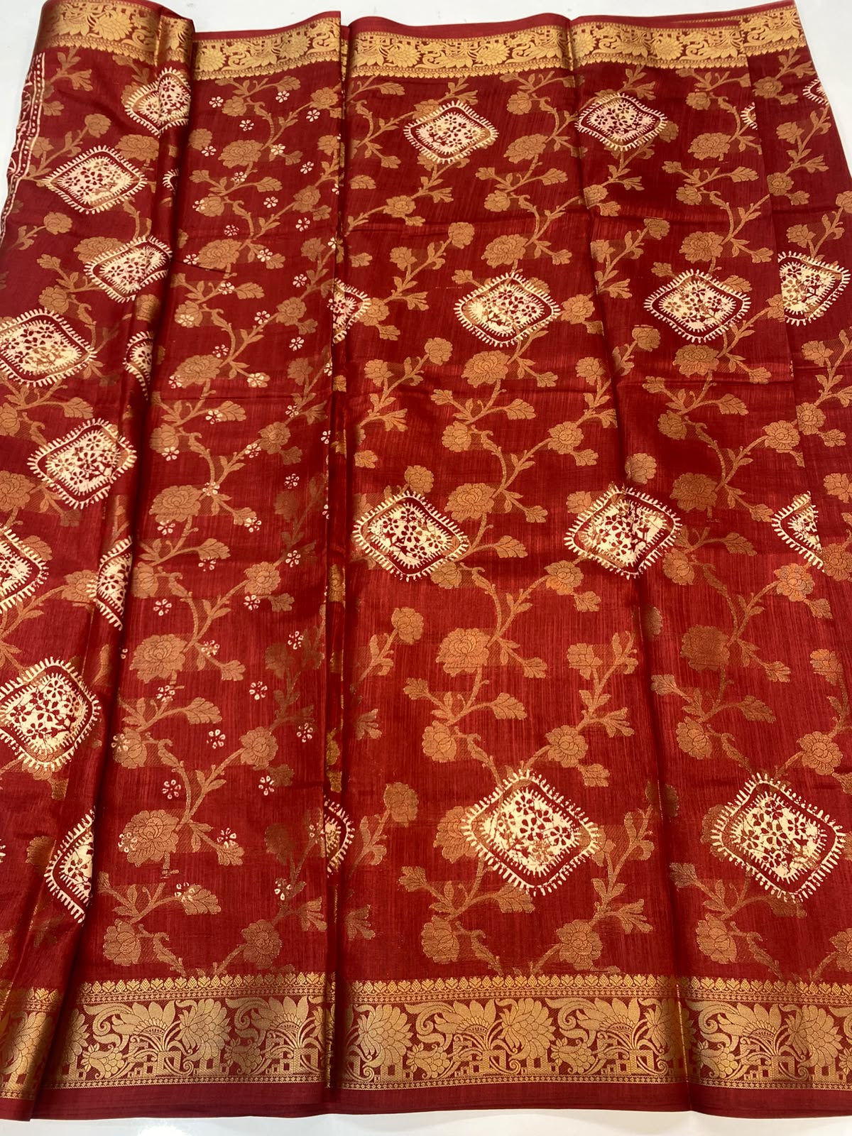 Semi Silk Butta Saree (3452A-R26)