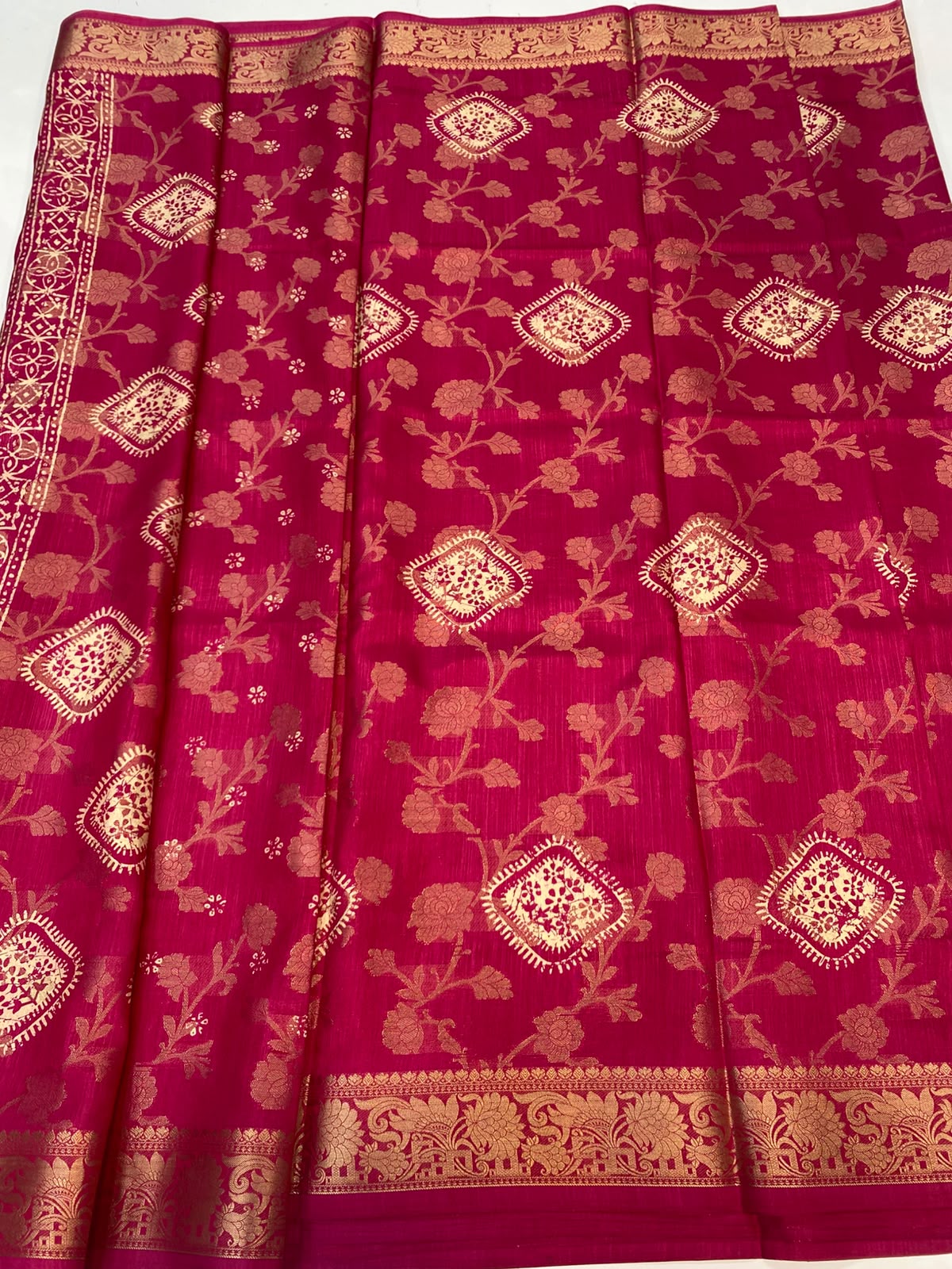 Semi Silk Butta Saree (3452A-R26)