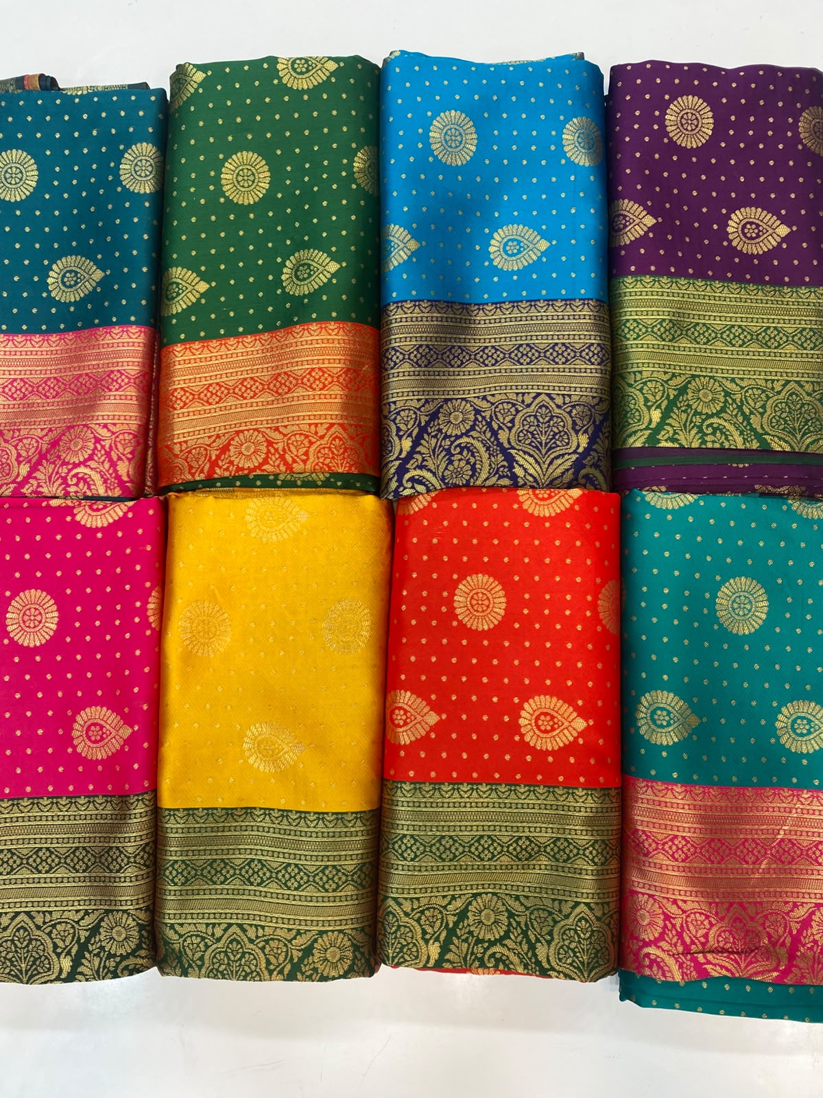 Semi Silk Butta Saree (3466-R11)