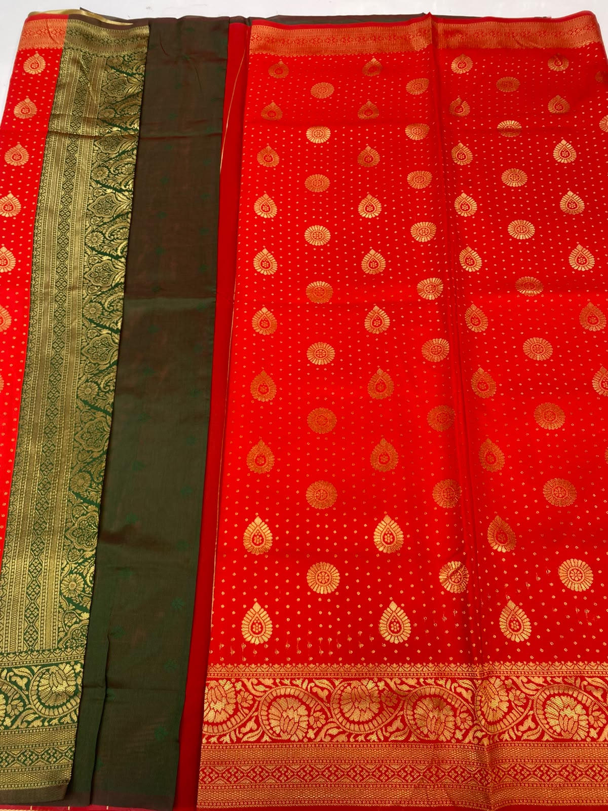 Semi Silk Butta Saree (3466-R11)