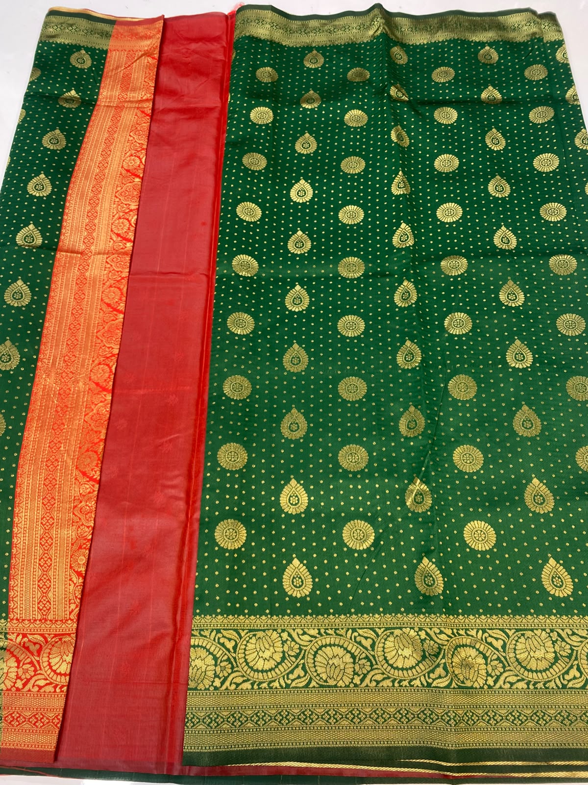 Semi Silk Butta Saree (3466-R11)