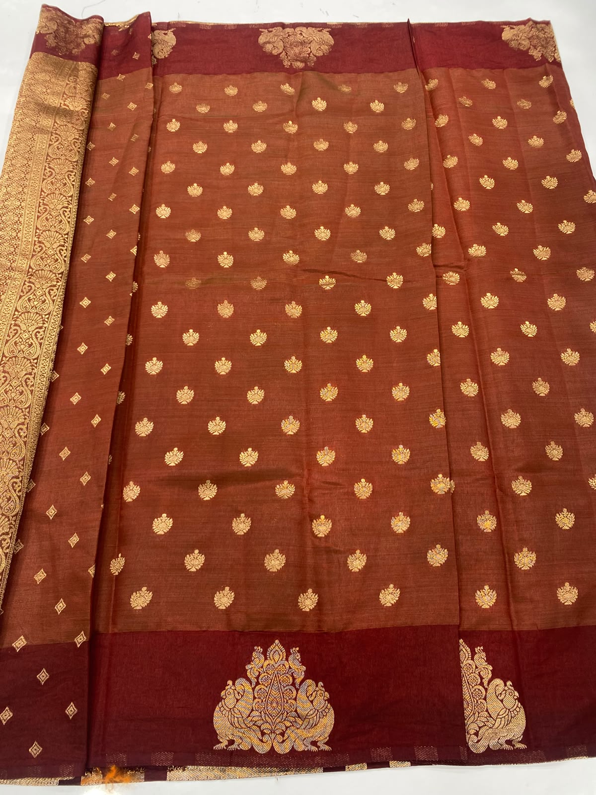 &nbsp;Semi Silk Butta Saree(3463-R18)