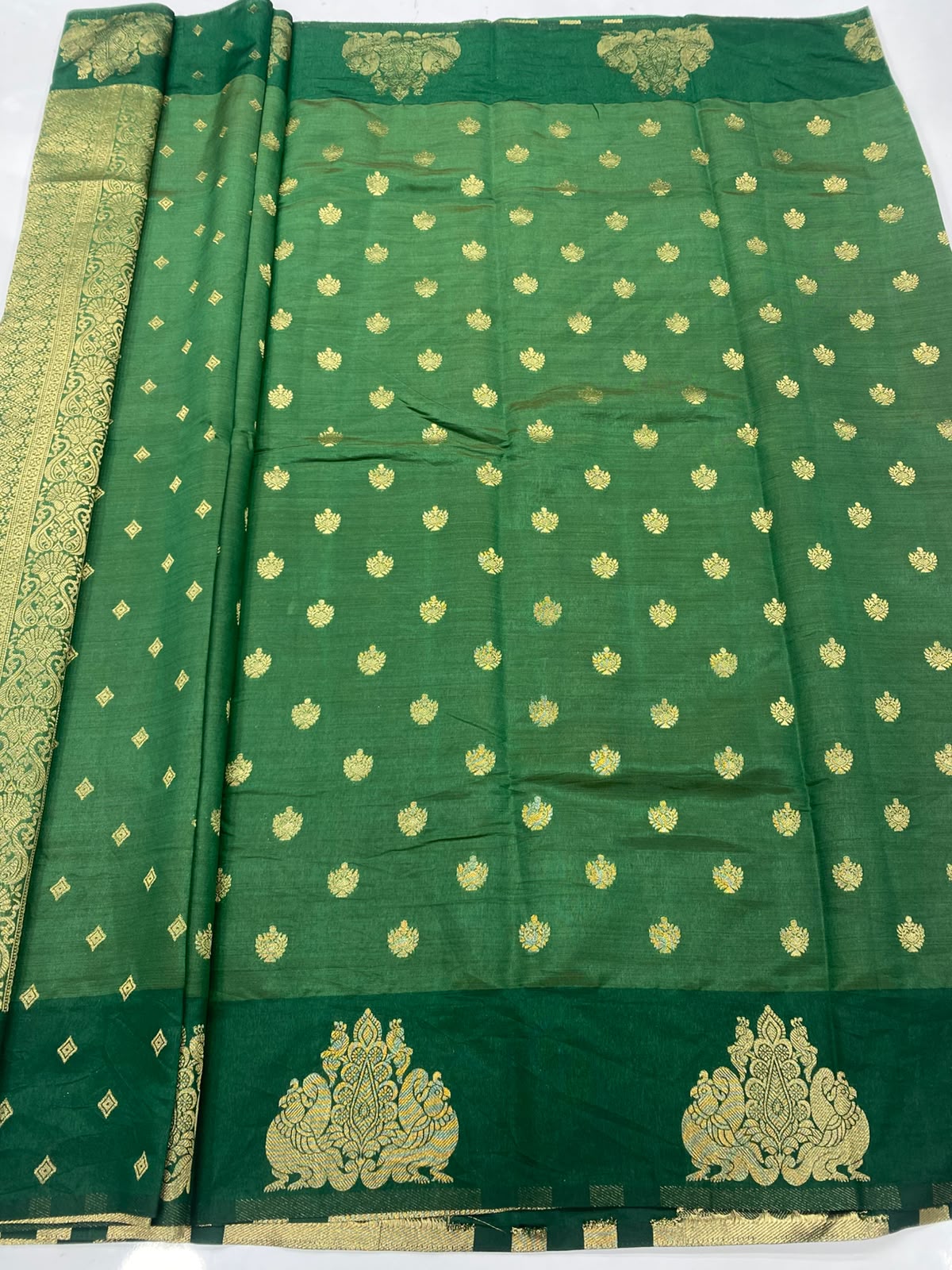 &nbsp;Semi Silk Butta Saree(3463-R18)