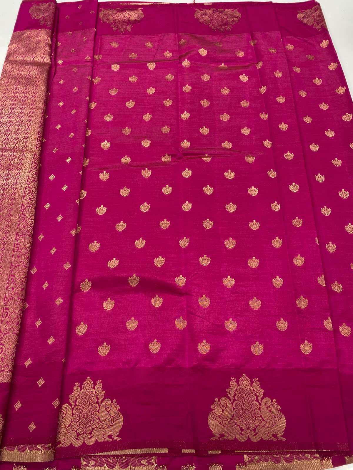 &nbsp;Semi Silk Butta Saree(3463-R18)