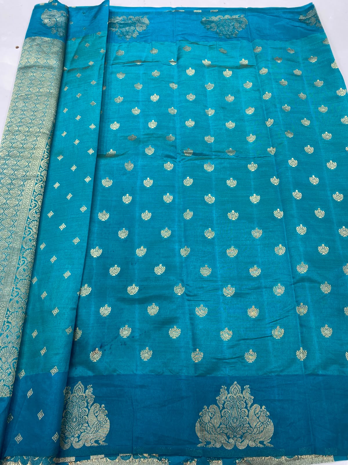 &nbsp;Semi Silk Butta Saree(3463-R18)