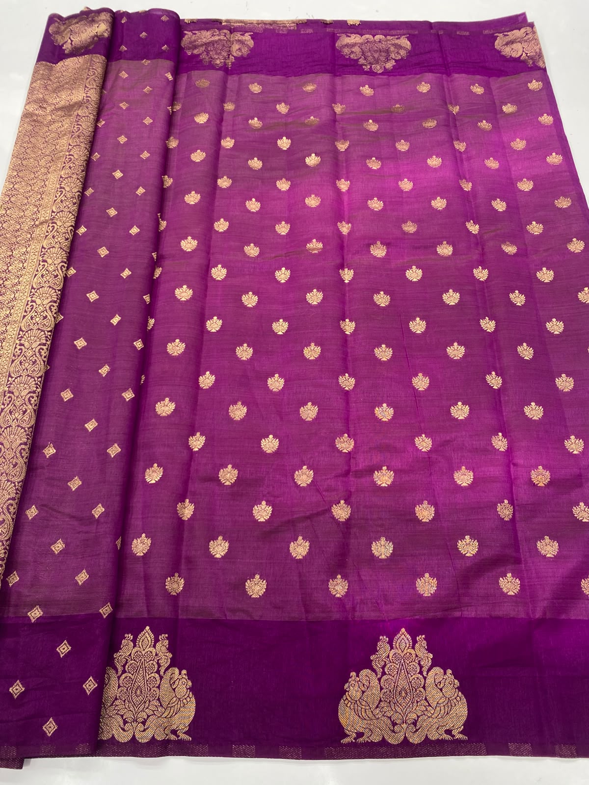 &nbsp;Semi Silk Butta Saree(3463-R18)