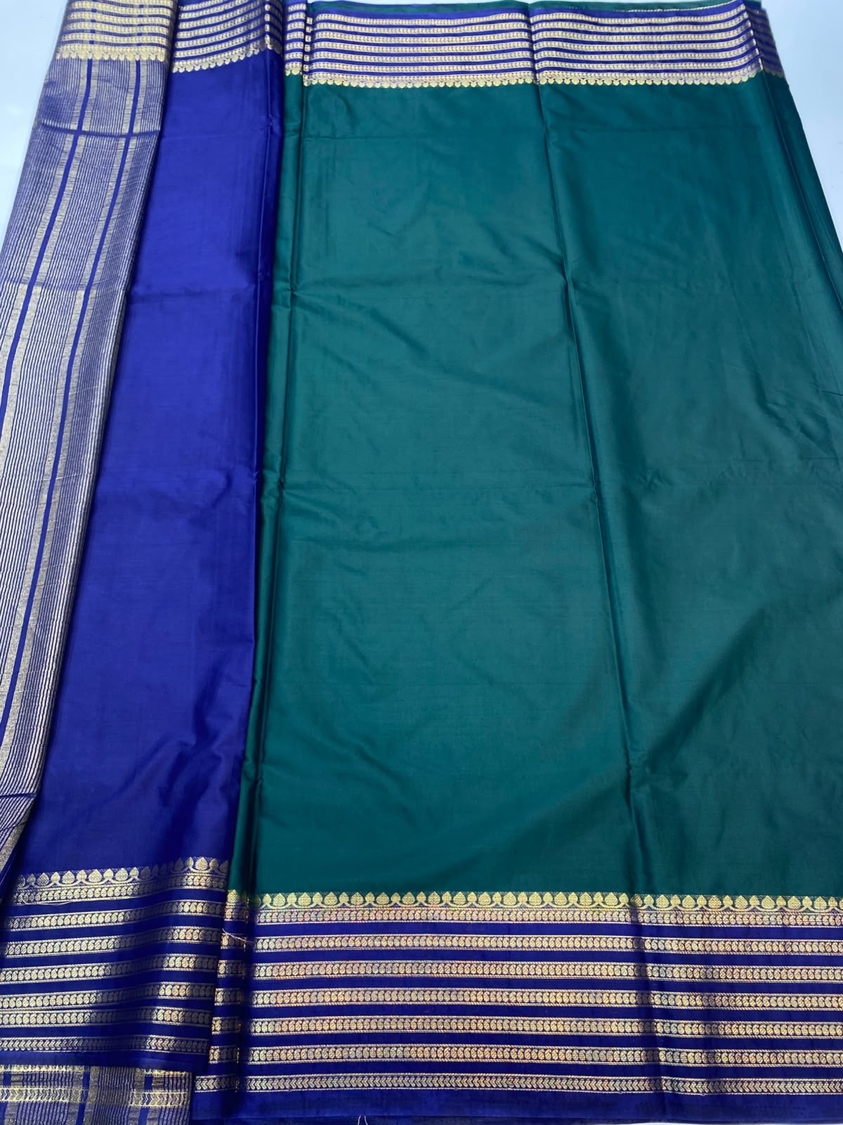 Mysore Crepe Zari Border Saree (3464-R28)