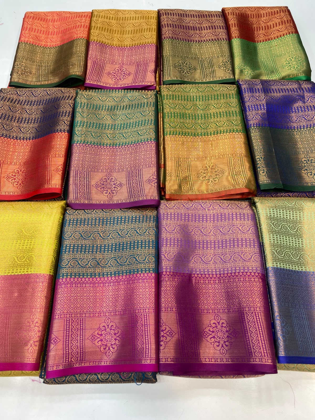 Semi Silk Broket Saree (3403D-R22)