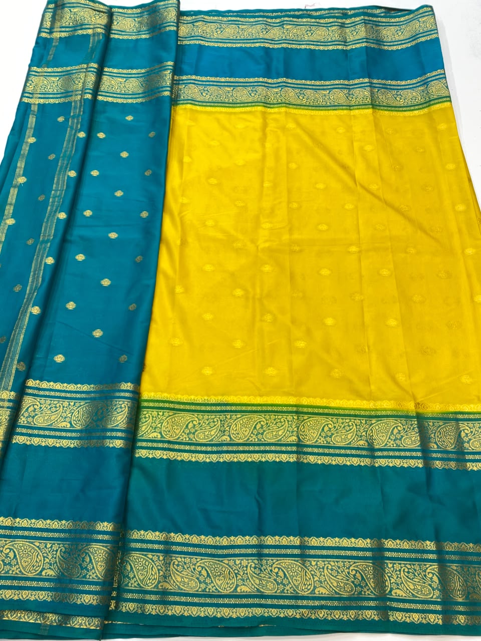Mysore Crepe Butta Saree(3494A-R7)